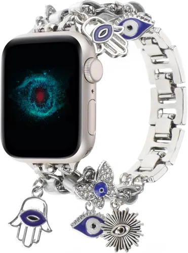 Miniatura 8 de Elegante pulsera compatible con Apple Watch Band de 1.496 pulgadas, 1.575 pulgadas, 1.614 pulgadas, 1.654 pulgadas, 1.732 pulgadas, 1.772 pulgadas