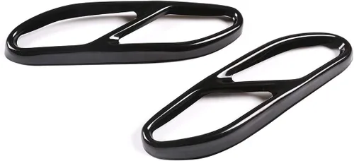 Miniatura 4 de Tapacubos de tubo de escape trasero de acero inoxidable para Mercedes Benz Clase S W222 C217 S320 S400 S500 2010-2017 AMG