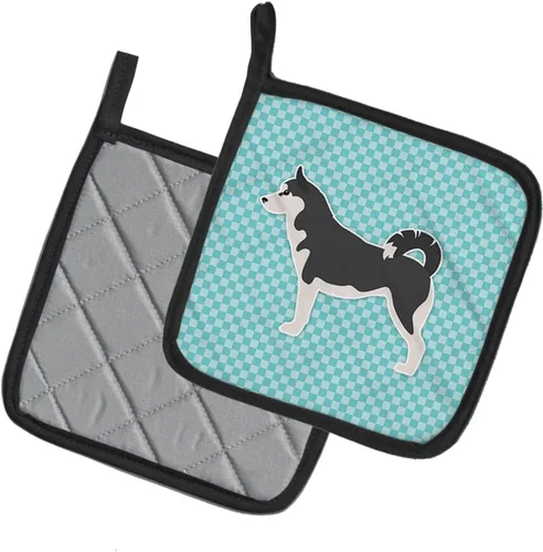 Miniatura 2 de Caroline's Treasures BB3780PTHD - Juego de soportes para ollas de cocina resistentes al calor, almohadillas calientes para horno, para hornear Husky