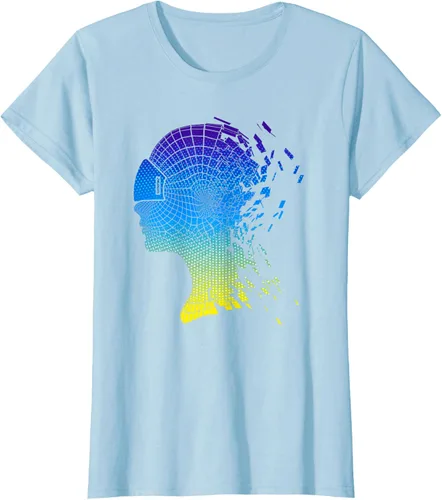 Miniatura 4 de Camiseta con diseño de auriculares de realidad virtual de VR Fans, Negro, S