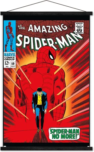 Miniatura 9 de Trends International Marvel Comics Amazing Spider-Man #50 - Póster de pared, 22.37 x 34.00 pulgadas, paquete de impresión premium y colgador