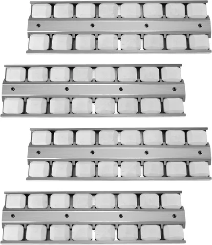 Miniatura 7 de Placa de calor para parrilla de barbacoa de 18 pulgadas x 5-1/2 pulgadas, reemplaza Viking OEM 032370-000, piezas de repuesto para parrilla de gas