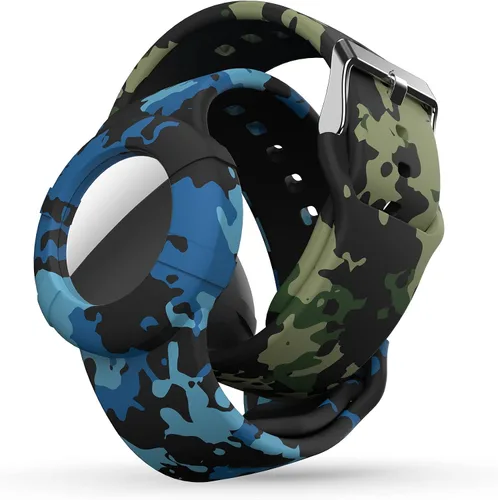 Pulsera Air Tag para niños (paquete de 2) – Pulsera de silicona suave para niños – Soporte ligero para rastreador GPS compatible con Apple Air Tag