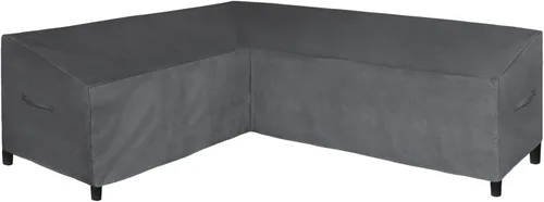 Miniatura 23 de Easy-Going Funda de sofá seccional para patio de alta resistencia 600D, 100 x 100 pulgadas, en forma de V, funda impermeable para sofá seccional