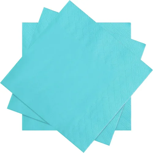 Spakon 100 servilletas de cóctel de 2 capas de 5 x 5 pulgadas, servilletas suaves desechables para cenas, bodas, fiestas, baby shower, cumpleaños,