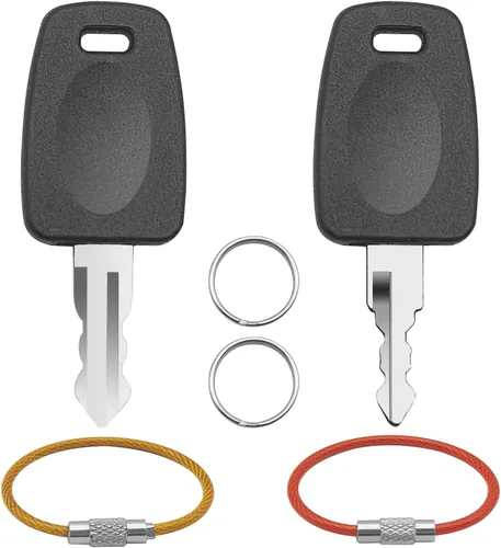 Miniatura 9 de Llaves de equipaje, 002 007 Llaves plateadas para T-S-A 002 007 llaves de bloqueo de equipaje maestro + 1 llavero, compatible con bolsa, maleta
