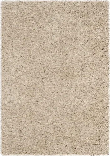 Safavieh, tapete Venice Shag Collection SG256C, de poliéster, hecho a mano, color champaña, Polipropileno, Champán