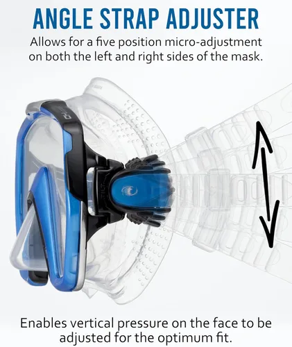 Miniatura 3 de Tusa M1001 máscara de buceo FREEDOM HD