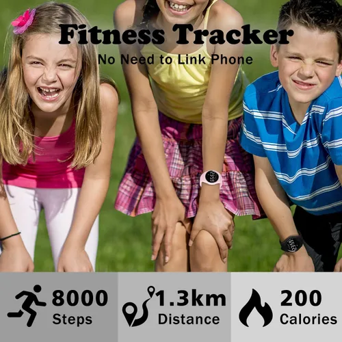 Miniatura 2 de NN BEN NEVIS Reloj digital para niños y niñas, reloj deportivo con rastreador de fitness, reloj despertador, cronómetro, sin aplicación y resistente