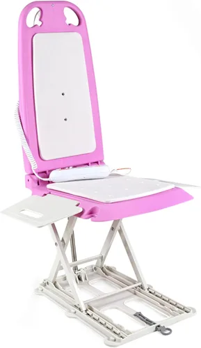 Miniatura 8 de SuperHandy Elevador portátil de suelo y bañera: batería de 26 V 51.8 Wh, peso ligero de 19 libras, plegable, capacidad de 330 libras, elevación Azul