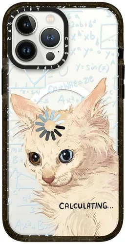 Miniatura 490 de Funda Impact de CASETiFY para iPhone 13 Pro Max con Magsafe - Estuche Claro Cuento de Invierno - Claro Negro Estuche transparente Winter Tale
