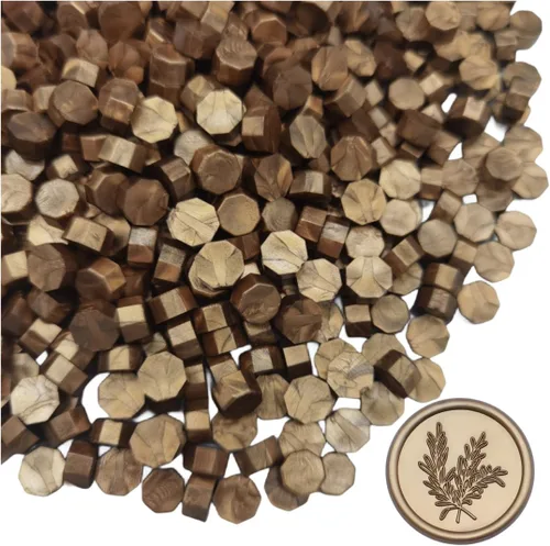 Miniatura 10 de 600 cuentas de cera de sellado para sello de cera, perfectas para sellado de regalos, sellado de cartas, proyectos de manualidades, sellado de Verde