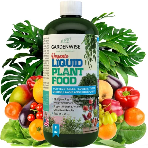Miniatura 76 de GARDENWISE Fertilizante orgánico prémium de anturio de algas marinas – Alimento líquido para plantas de algas marinas – Potenciador de suelo rico