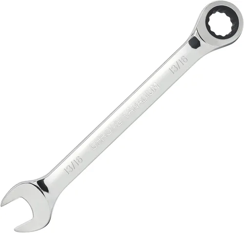 Miniatura 8 de Llave combinada de trinquete de 5/8 pulgadas SAE 72 dientes, caja de trinquete de 12 puntos, herramientas de llave de extremo abierto y extremo