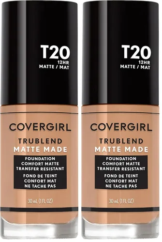 Miniatura 14 de COVERGIRL TruBlend Base Líquida Mate Made, Porcelana Clara, 1 Fl Oz FERIA DE PORCELANA