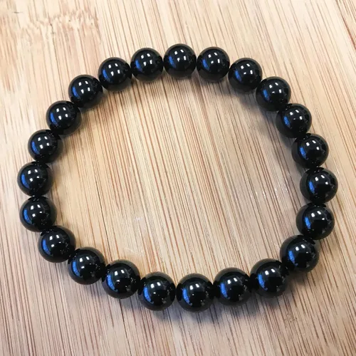 Miniatura 618 de Gem Avenue Handmade Round Bead Stretch Bracelet Unisex Natural Stone Beaded Jewelry for Men & Women, Elastic Wristband for Daily Wear