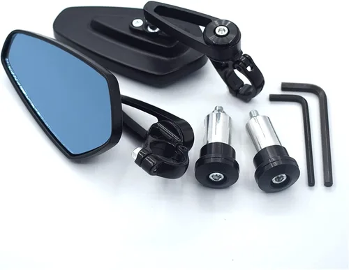 Accesorios para motocicleta con extremo de barra de espejo para Suzuki V Strom 650 Bandit 650 RM 125 Intruder VL 1500 GSXR 1000 K7 GIXXER K6 Moto