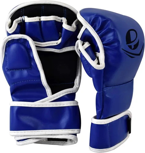 Miniatura 4 de PFG - Guantes de boxeo para artes marciales, artes marciales, muay tailandés, entrenamiento de boxeo Rojo