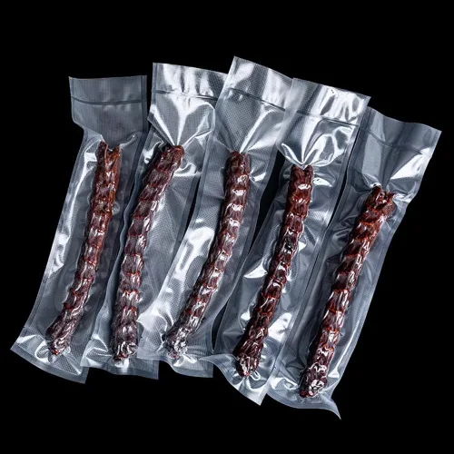 Miniatura 7 de Bolsas transparentes al vacío para guardar alimentos, bolsa selladora al vacío con parte superior abierta, bolsa selladora al vacío en relieve