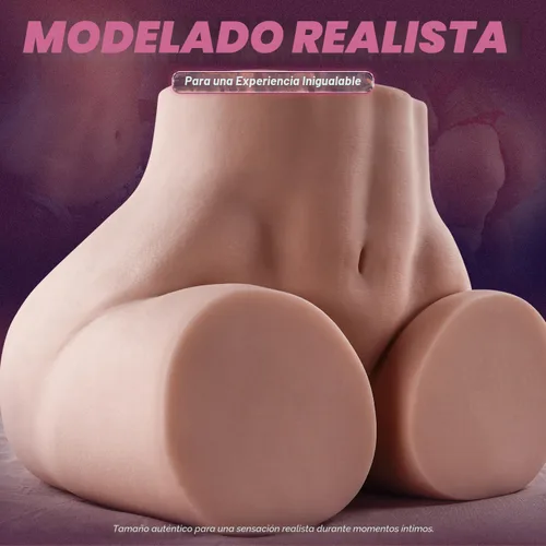 Miniatura 6 de Muñeca sexual discreta de 38.5 libras, masturbador masculino con equipaje, culo grande suave y coño de tamaño real, textura de piel femenina