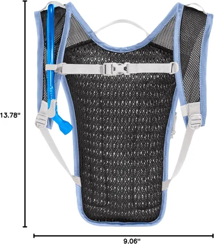 Miniatura 7 de CamelBak HydroBak Mochila de hidratación ligera para bicicleta, diseño ultraligero de bajo perfil con depósito Crux de 50 onzas, Serenity Blue 2.0
