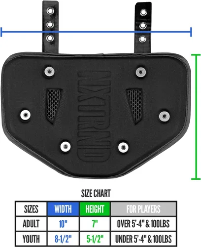 Miniatura 2 de Nxtrnd B-Plate Pro, placa trasera de fútbol, placa trasera para hombreras