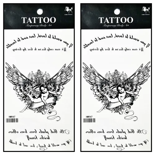 Miniatura 17 de Tatuajes 2 hojas de tatuaje temporal 3D paraguas de sol nubes de lluvia para mujeres hombres espalda baja hombro cuello brazo tatuaje etiqueta