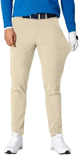 JMIERR Pantalones de golf para hombre, elásticos, ajustados, para correr, viajes, trabajo, pantalones de vestir chinos para hombre