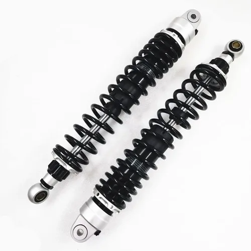 Miniatura 2 de 15.354 in/15.35 "Amortiguación de rebote Universal 0.276 in Primavera Suspensión Trasera Amortiguador de Aire MTB Motocross Motocross para DR400