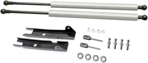 Miniatura 9 de TSUBASA Soportes de elevación para Toyota Tacoma N300 2016-2023 capó delantero Modificar fibra de carbono cargada a gas, amortiguadores