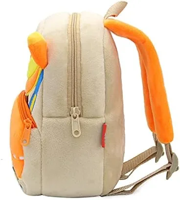 Miniatura 2 de NICE CHOICE Camión de peluche para niños pequeños, excavadora, mezcladora de excavadora, mochila para niños y niñas