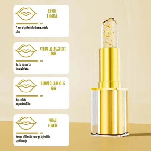 Miniatura 8 de Sulily Lápiz labial que cambia de color, lápiz labial adaptable a la piel, lápiz labial transparente que cambia de color, lápiz labial Ph que cambia