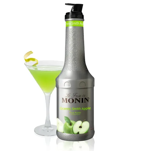 Miniatura 10 de Monin - Puré de cereza negra, sabores naturales, ideal para tés, limonadas, batidos y cócteles, sin OMG, vegano, sin gluten (1 litro)