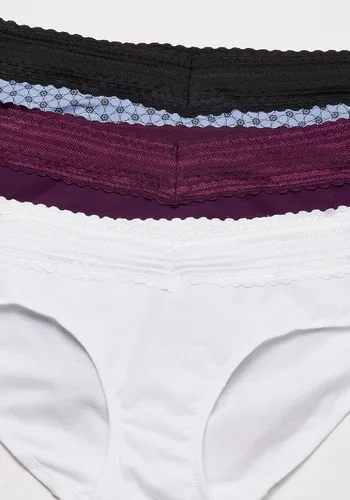 Miniatura 4 de Warner's Paquete de 3 pantaletas hípster Blissful Benefits que no forma rollitos, para mujer
