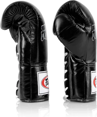 Miniatura 3 de Fairtex Guantes de cuero hechos a mano BGL6 Cierre de puño óptimo con un diseño de pulgar bloqueado Cuero premium Espuma de triple capa