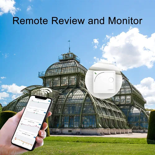 Miniatura 7 de Sensor ambiental WiFi WS1: temperatura, humedad, monitoreo de luz Sonda externa Alertas, informes de programación y uso compartido