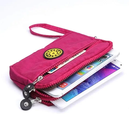 Miniatura 2 de Bolso de mano pequeño para iPhone 14, 13 Pro 12 Galaxy S23 S22 S21 S20 S21 Fe S22 Plus A53 5G, Rosa Rojo, Pequeño