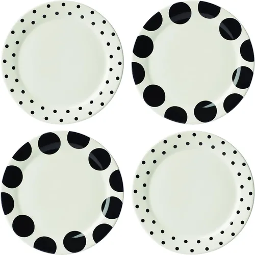 Miniatura 4 de Kate Spade New York Dot - Juego de vajilla de 12 piezas, 19.84, color blanco
