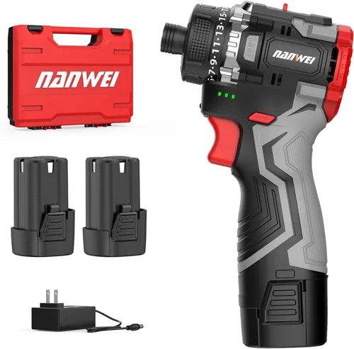 Miniatura 8 de Kit de destornillador de impacto inalámbrico 16.8V Máximo torque 140Nm (105 pies-libras) Destornillador de impacto eléctrico de alta rotación Motor