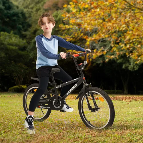 Miniatura 6 de ACEGER Bicicleta para niños de 2 a 10 años, estilo BMX, para niños y niñas de 2 a 10 años, bicicleta para niños de 12, 14 y 16 pulgadas, con ruedas