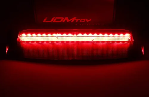 Miniatura 7 de iJDMTOY OEM-Spec - Conjunto de barra de luz de freno para parabrisas trasero con lente roja, montaje alto, compatible con Audi A4 S4 Sedan 2009-2016