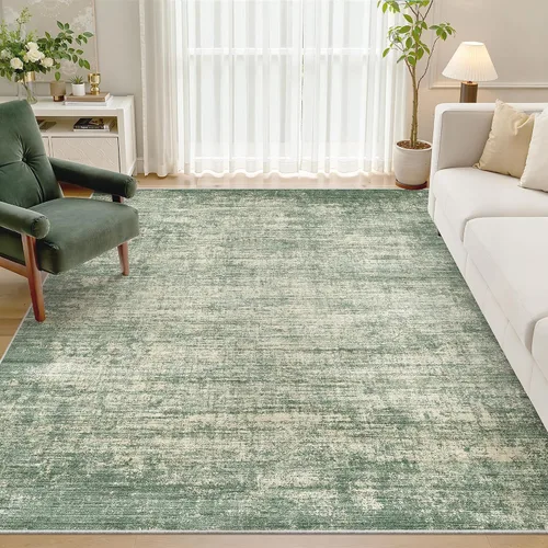 Miniatura 50 de zesthome Alfombras de 5 x 7 pulgadas - Alfombra lavable resistente a las manchas, alfombras modernas abstractas para sala de estar, dormitorio