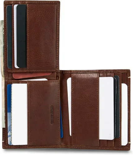 Miniatura 4 de Lucky Brand Men's Bifold Wallet ID Window Card Slots Genuine Leather Organization Durable Stylish