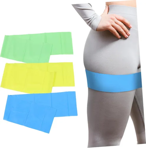 COLLBATH 3 bandas de ejercicio de resistencia para entrenamientos de cuerpo completo, bandas elásticas para yoga y entrenamiento de fitness,