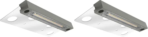Miniatura 14 de GKOLED Luz Hardscape, luces de pared de pavimentadora, iluminación de paso de 6.8 pulgadas, chips LED integrados de 4 W 2700 K, carcasa de aluminio