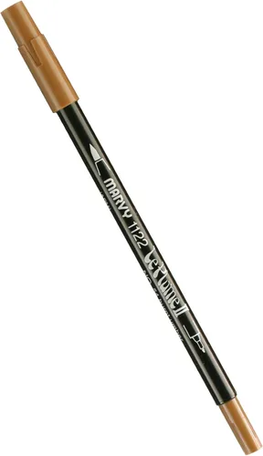 Miniatura 32 de Uchida 1122-C-3 Marvy Extra Fine Tip Le Plume II Rotulador de doble punta, azul