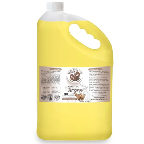 Miniatura 10 de Bella Terra Oils - Aceite de argán de 2 onzas - Aceite para el cabello encrespado, lleno de vitamina E y grasas Omega, el mejor suero para pieles
