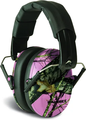 Miniatura 12 de Walker's Protección auditiva plegable ligera unisex para adultos, reducción de ruido de 22 dB, orejeras de bajo perfil Negro/Violeta