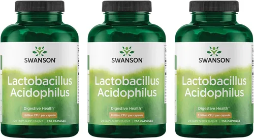 Miniatura 8 de Swanson Lactobacillus Acidophilus Probiótico para adultos que buscan apoyo diario para la salud digestiva e intestinal con 1 mil millones de UFC