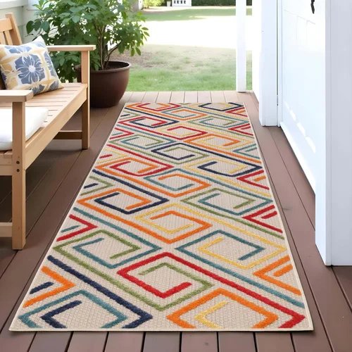 Miniatura 31 de SUPERIOR - Alfombra de interior y exterior, perfecta para patio, dormitorio, cocina, sala de estar, entrada, cuarto de juegos, guardería, cubierta